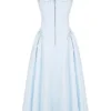 Dorothy Italian Azure Cotton Midi Sundress Dorothy Italian Azure Cotton Midi Sundress
