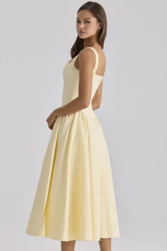 Dorothy Lemon Cotton Midi Sundress Dorothy Lemon Cotton Midi Sundress