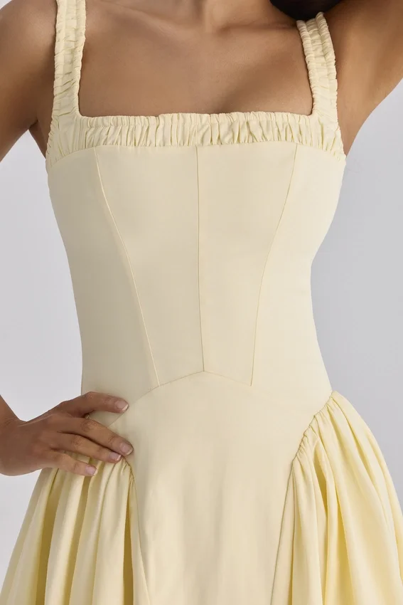 Dorothy Lemon Cotton Midi Sundress Dorothy Lemon Cotton Midi Sundress