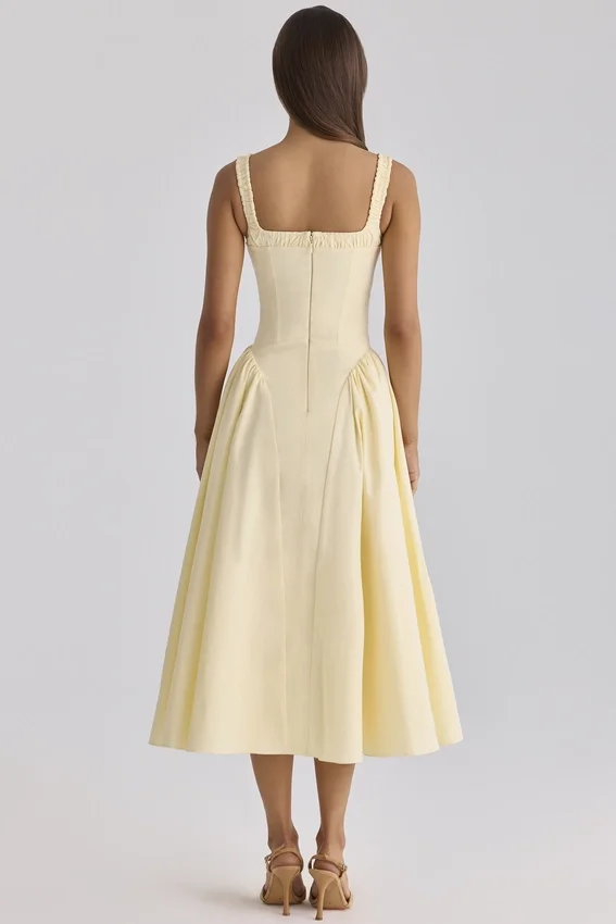 Dorothy Lemon Cotton Midi Sundress Dorothy Lemon Cotton Midi Sundress