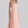 Dorothy Peach Cotton Midi Sundress Dorothy Peach Cotton Midi Sundress