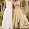 Dorothy White Cotton Midi Sundress