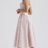 Dorothy White Rosebud Print Cotton Midi Sundress Dorothy White Rosebud Print Cotton Midi Sundress