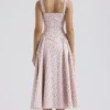 Dorothy White Rosebud Print Cotton Midi Sundress Dorothy White Rosebud Print Cotton Midi Sundress