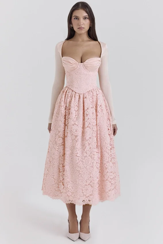 Duchess Ballerina Pink Lace Corset, Skirt and Bolero Duchess Ballerina Pink Lace Corset, Skirt and Bolero