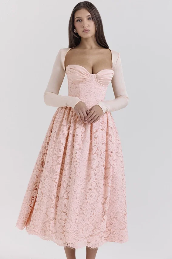 Duchess Ballerina Pink Lace Corset, Skirt and Bolero Duchess Ballerina Pink Lace Corset, Skirt and Bolero