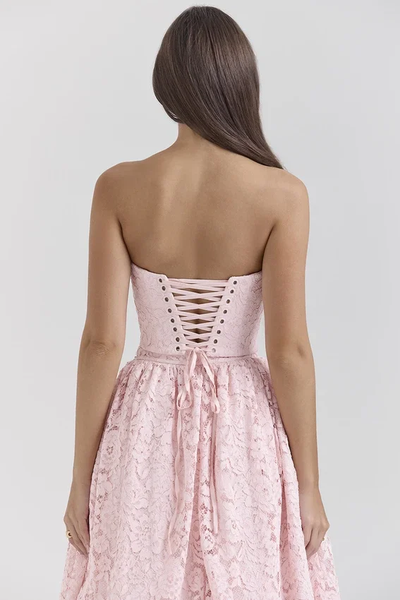 Duchess Ballerina Pink Lace Corset, Skirt and Bolero Duchess Ballerina Pink Lace Corset, Skirt and Bolero