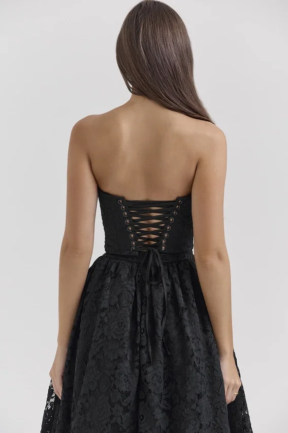 Duchess Black Lace Corset, Skirt and Bolero Duchess Black Lace Corset, Skirt and Bolero