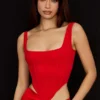 Edetta Scarlet Mesh Corset Edetta Scarlet Mesh Corset