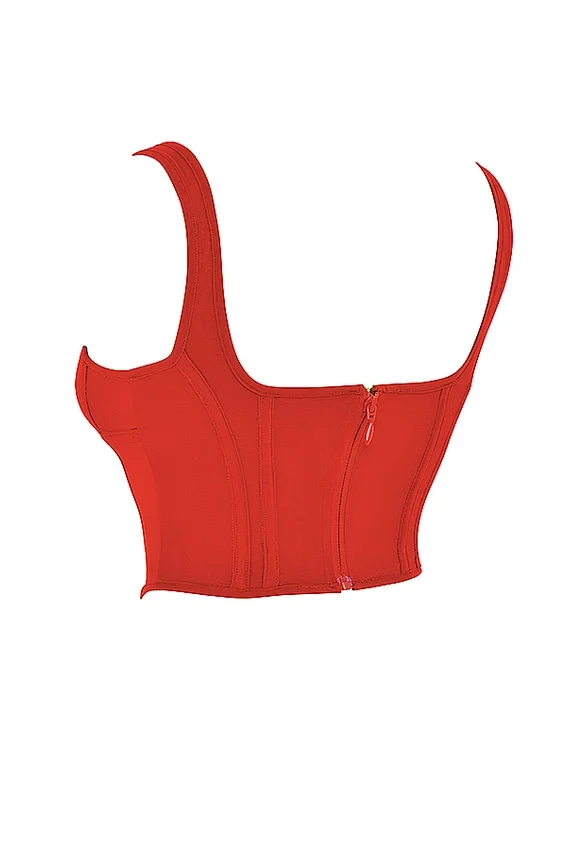Edetta Scarlet Mesh Corset Edetta Scarlet Mesh Corset
