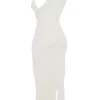 Eleanora Ivory Plunge Maxi Dress Eleanora Ivory Plunge Maxi Dress