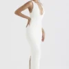 Eleanora Ivory Plunge Maxi Dress Eleanora Ivory Plunge Maxi Dress