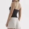 Eli Black & Off White Underwired Top Eli Black & Off White Underwired Top