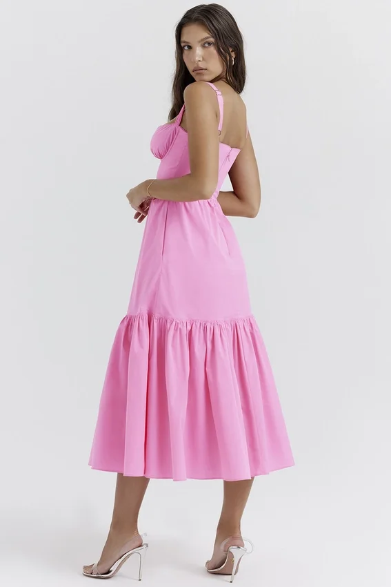 Elia French Pink Midi Sundress Elia French Pink Midi Sundress