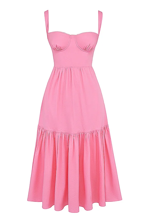 Elia French Pink Midi Sundress Elia French Pink Midi Sundress