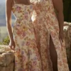 Elia Ivory Floral Midi Sundress