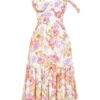 Elia Ivory Floral Midi Sundress