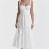Elia White Broderie Anglaise Midi Sundress Elia White Broderie Anglaise Midi Sundress