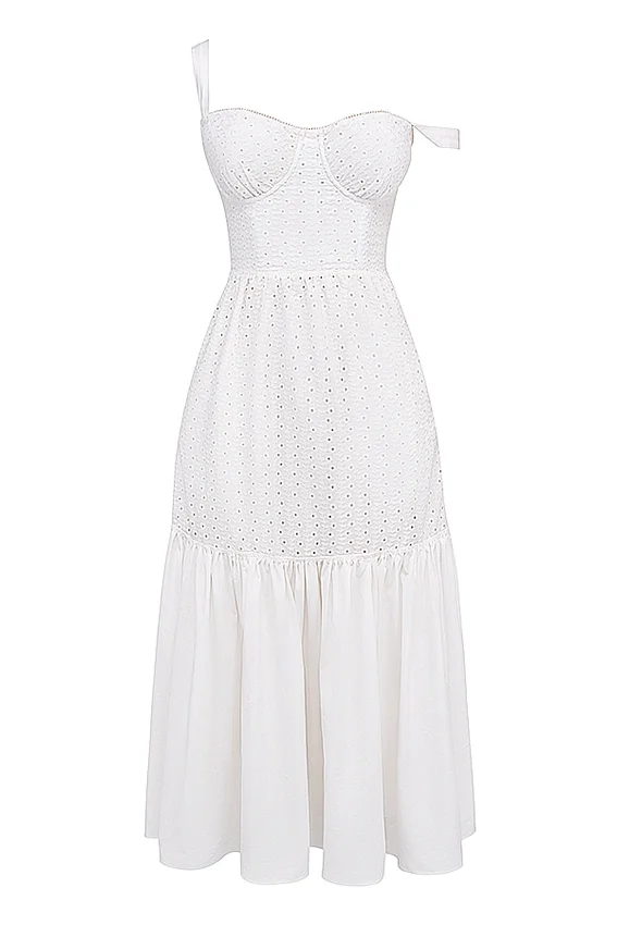 Elia White Broderie Anglaise Midi Sundress Elia White Broderie Anglaise Midi Sundress