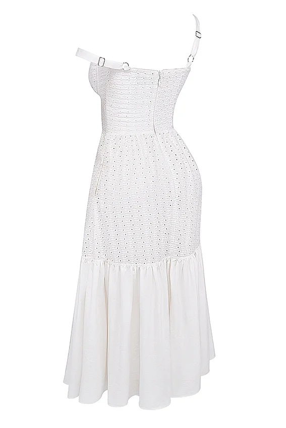 Elia White Broderie Anglaise Midi Sundress Elia White Broderie Anglaise Midi Sundress