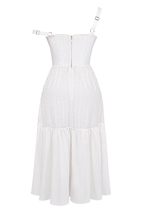 Elia White Broderie Anglaise Midi Sundress Elia White Broderie Anglaise Midi Sundress
