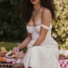 Elia White Broderie Anglaise Midi Sundress Elia White Broderie Anglaise Midi Sundress