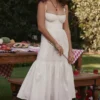 Elia White Broderie Anglaise Midi Sundress Elia White Broderie Anglaise Midi Sundress