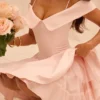 Elida Ballerina Pink Off Shoulder Mini Dress Elida Ballerina Pink Off Shoulder Mini Dress