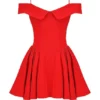 Elida Scarlet Off Shoulder Mini Dress Elida Scarlet Off Shoulder Mini Dress