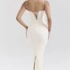 Elinor Cream Tea Frill Lace Midi Dress Elinor Cream Tea Frill Lace Midi Dress
