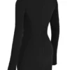Elize Black Mini Dress Elize Black Mini Dress