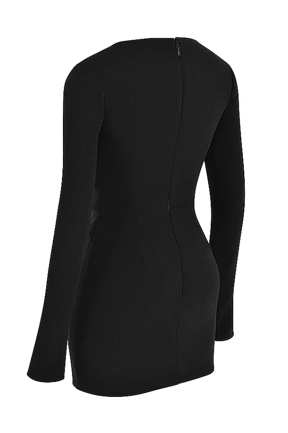 Elize Black Mini Dress Elize Black Mini Dress