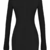 Elize Black Mini Dress Elize Black Mini Dress
