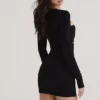 Elize Black Mini Dress Elize Black Mini Dress