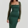 Ellica Emerald Green Midi Dress Ellica Emerald Green Midi Dress