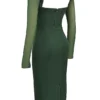 Ellica Emerald Green Midi Dress Ellica Emerald Green Midi Dress