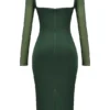 Ellica Emerald Green Midi Dress Ellica Emerald Green Midi Dress