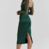Ellica Emerald Green Midi Dress Ellica Emerald Green Midi Dress