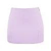 Elodie Orchid Satin Mini Skirt