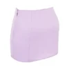 Elodie Orchid Satin Mini Skirt