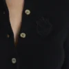 Emblem Black Cashmere + Wool Cardigan Emblem Black Cashmere + Wool Cardigan