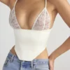 Emilee Ivory Satin and Lace Corset