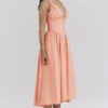 Emmelina Sorbet Cotton Corset Sundress Emmelina Sorbet Cotton Corset Sundress