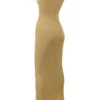 Emmie Gold Metallic Maxi Dress Emmie Gold Metallic Maxi Dress