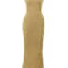 Emmie Gold Metallic Maxi Dress Emmie Gold Metallic Maxi Dress