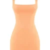 Enya Apricot Corset Mini Dress Enya Apricot Corset Mini Dress