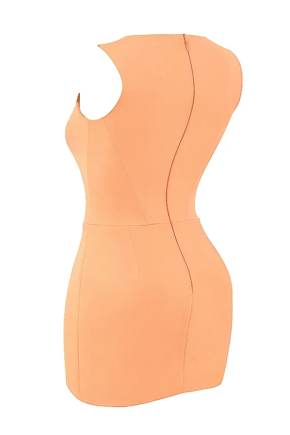 Enya Apricot Corset Mini Dress Enya Apricot Corset Mini Dress