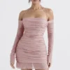 Estella Soft Pink Crystallised Dress