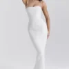 Eva White Floral Lace Maxi Dress Eva White Floral Lace Maxi Dress