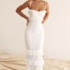 Eve White Broderie Maxi Dress Eve White Broderie Maxi Dress